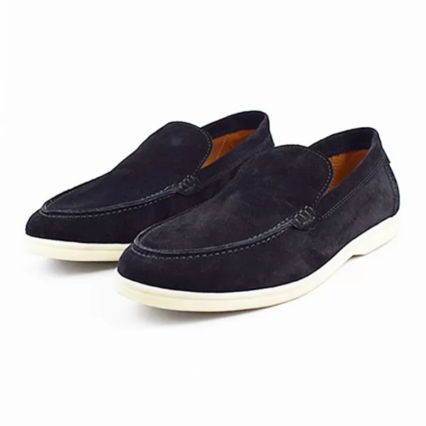 Mocassin pour homme 112 Noir daim .......... chaussure homme cuir maroc 